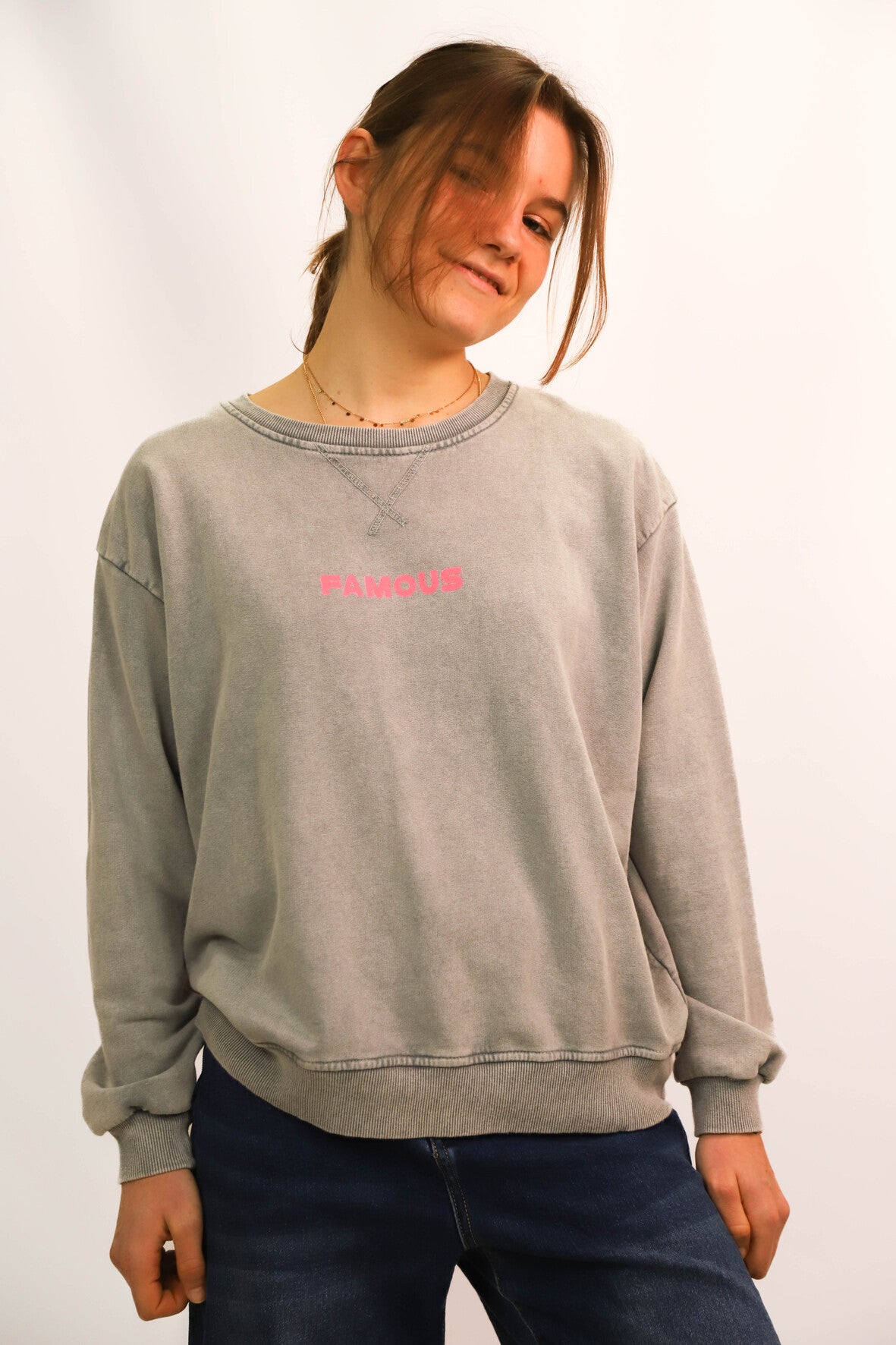 Sweat gris Johanna Paris Taille M