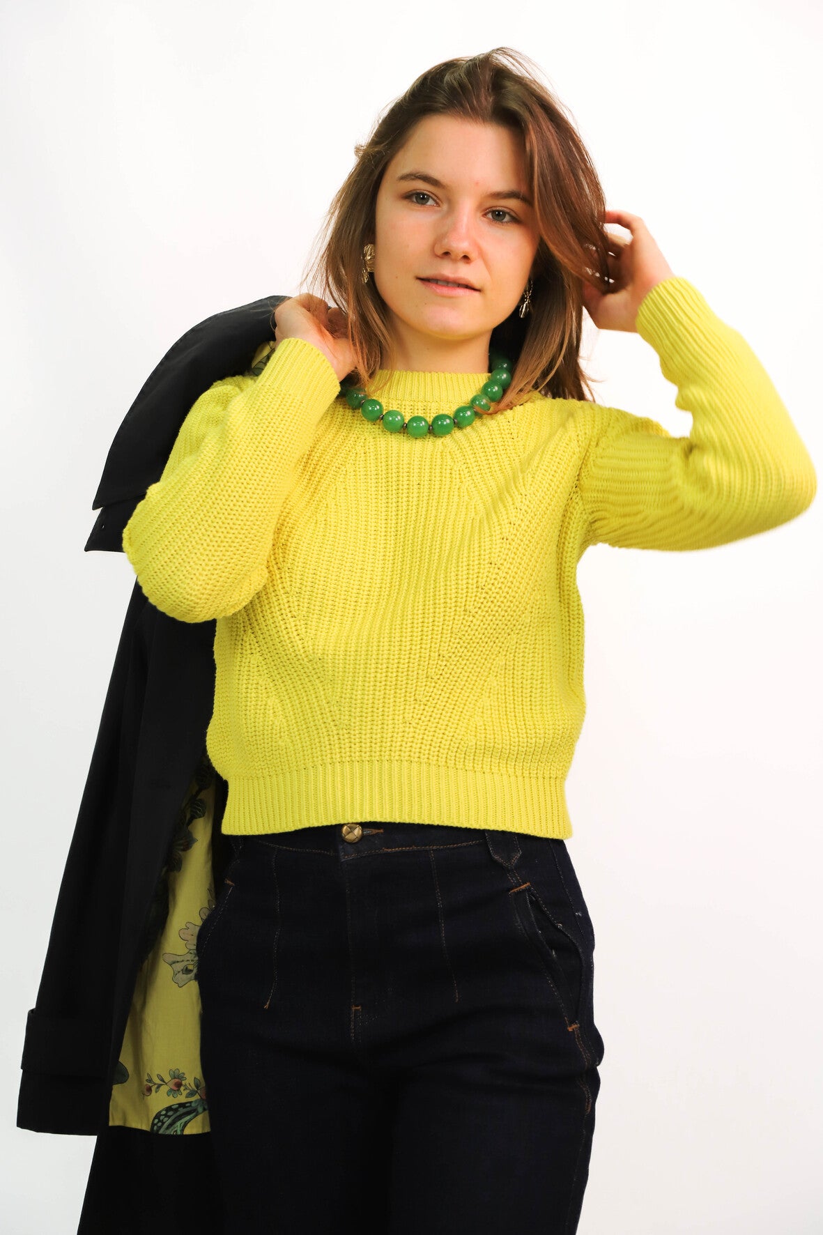 Pull jaune H&M Taille XS