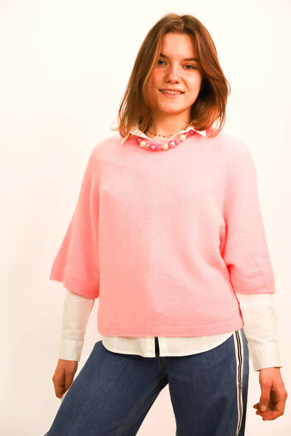 Pull rose Nais Taille Unique