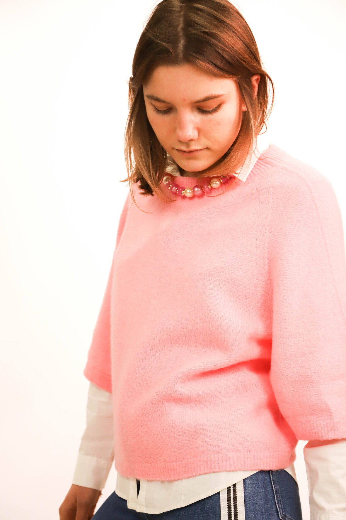 Pull rose Nais Taille Unique