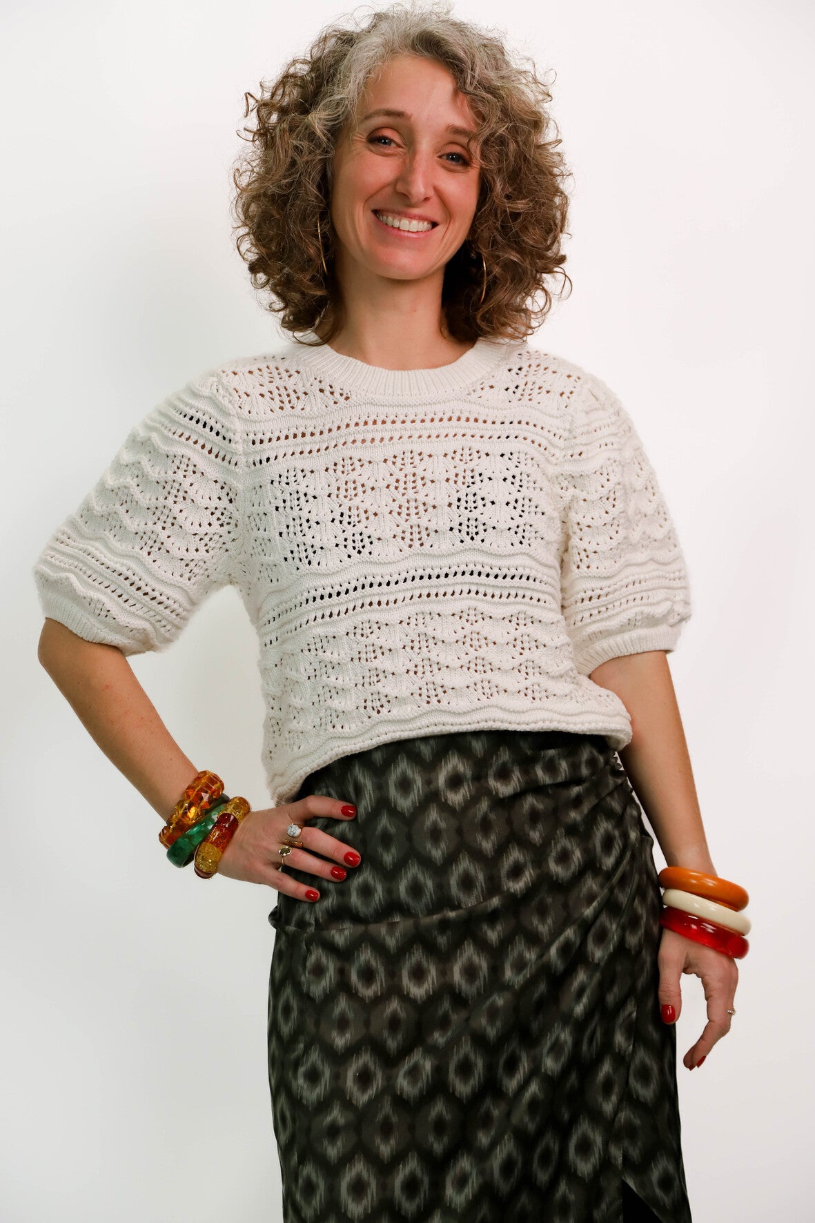 Pull blanc BZB Taille M