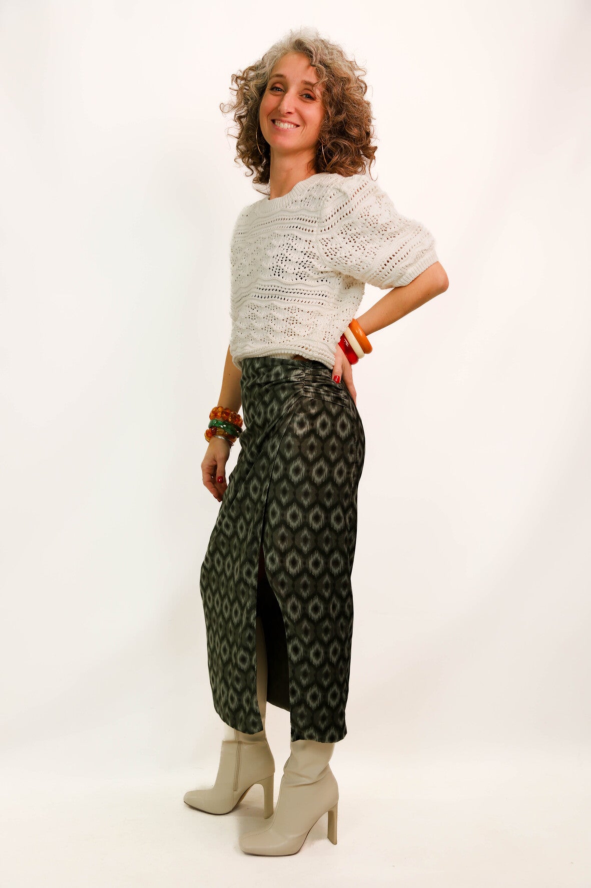 Jupe verte Zara Taille XS