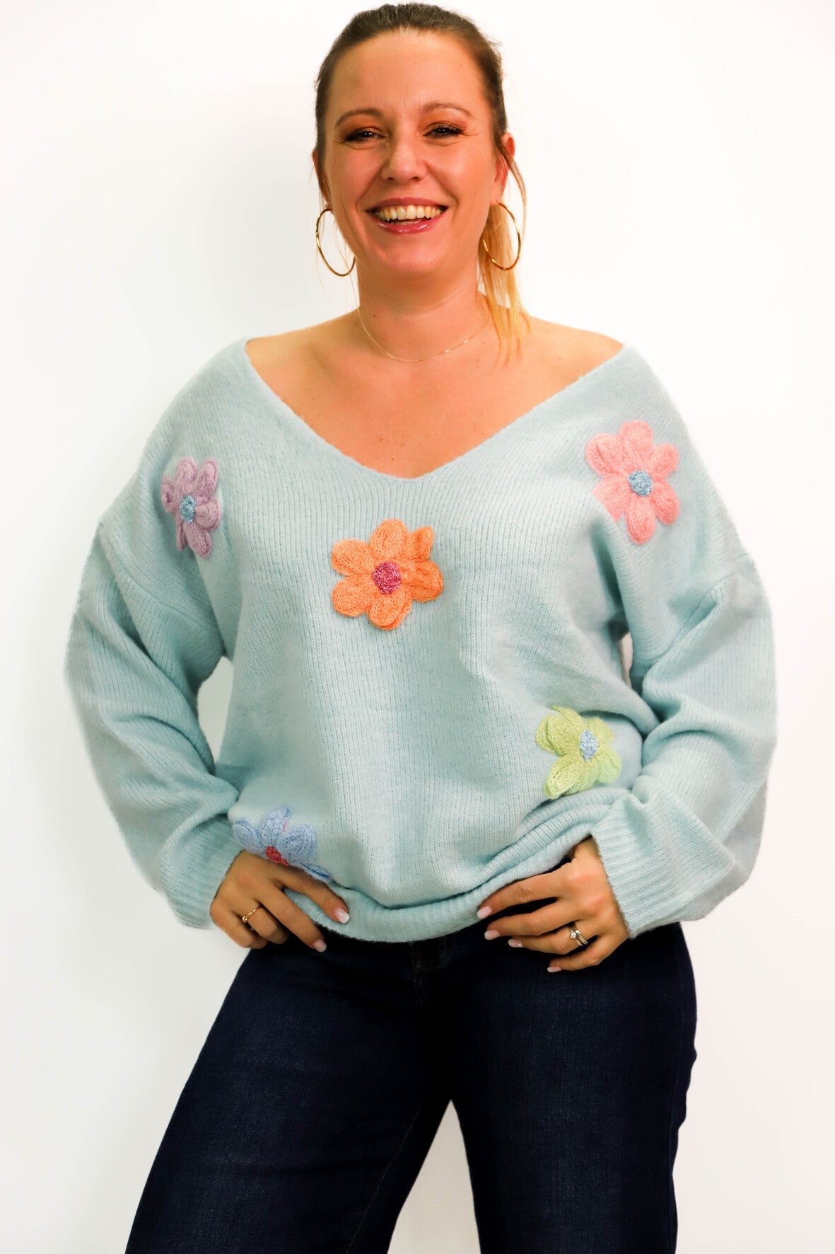 Pull bleu Christy Taille XL/XXL