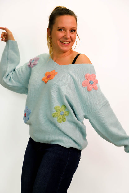 Pull bleu Christy Taille XL/XXL