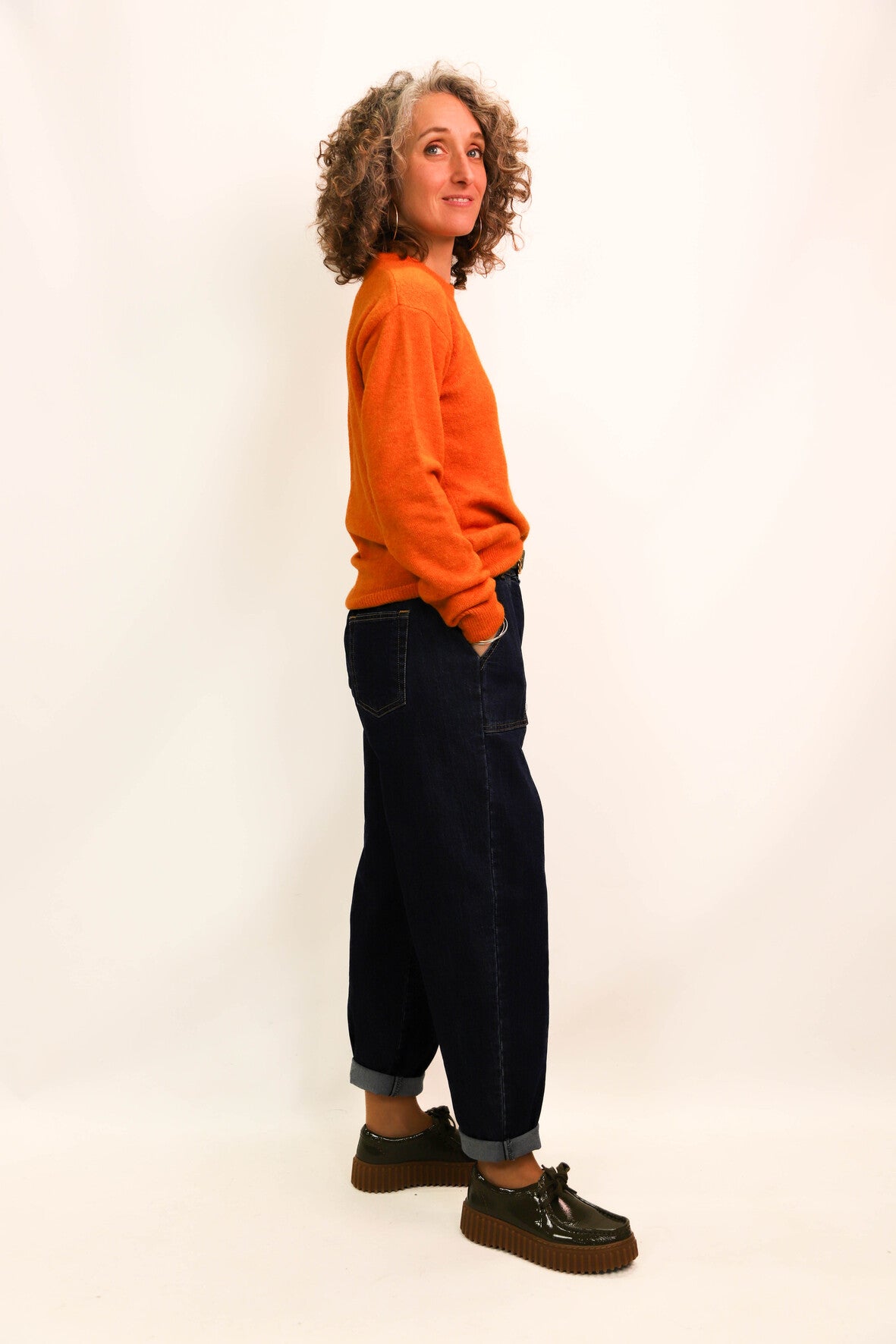 Pull orange CKS Taille XS