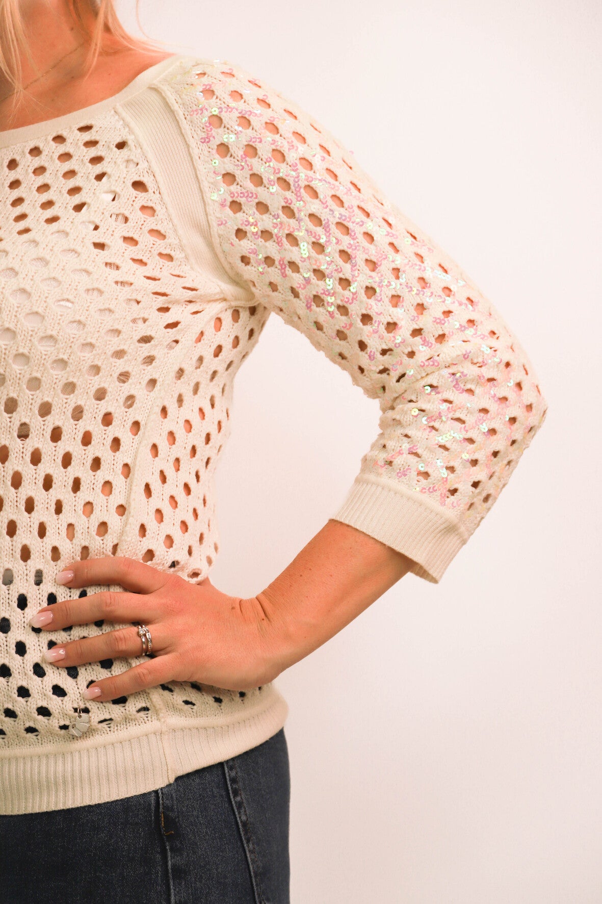 Pull écru Karl Lagerfeld Taille S