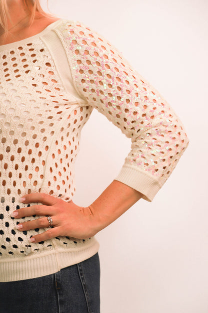 Pull écru Karl Lagerfeld Taille S