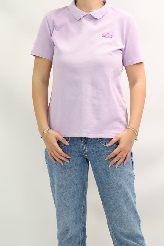 Polo violet Lacoste Taille S