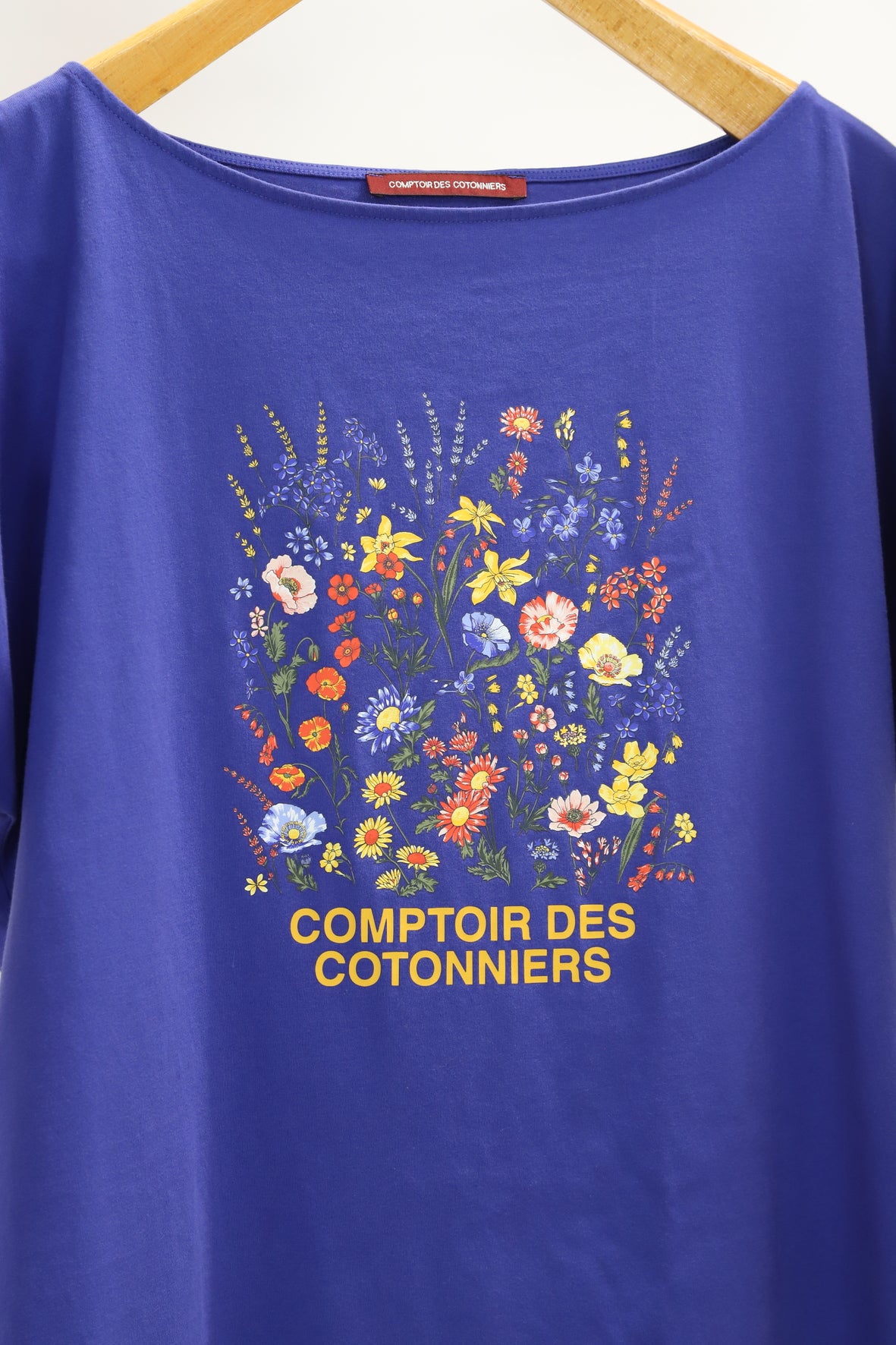 Tee-shirt bleu Comptoir des Cotonniers Taille L