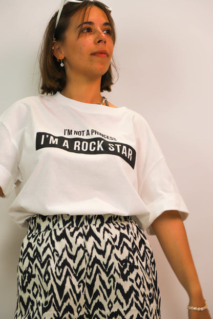Tee Shirt blanc Adilynn Taille UNIQUE