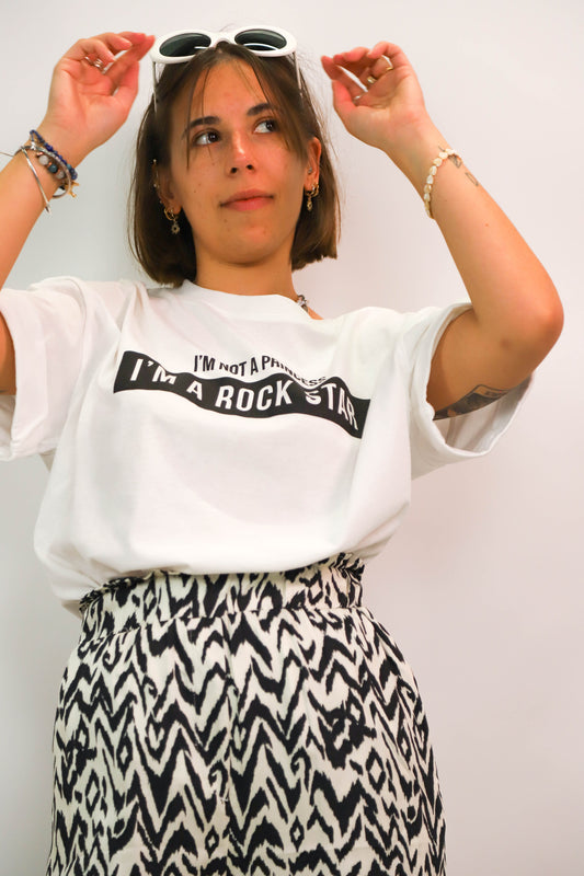 Tee Shirt blanc Adilynn Taille UNIQUE