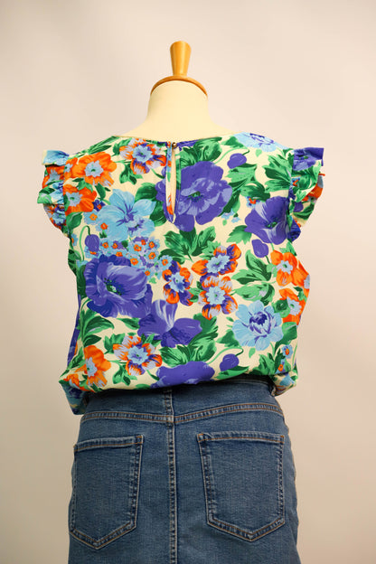 Débardeur fleuri Emma Ella Taille M