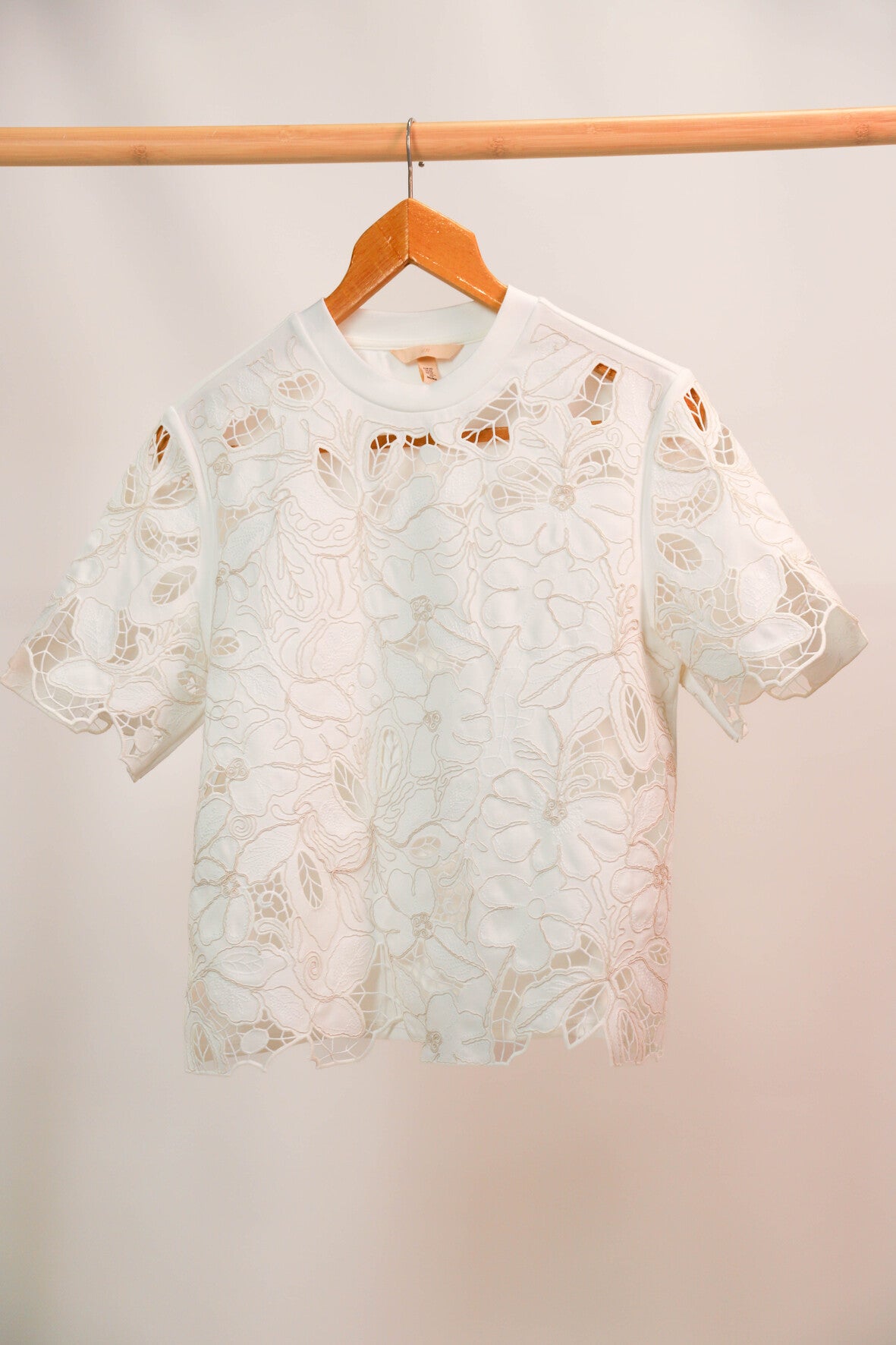 T-Shirt écru H&M Taille XS