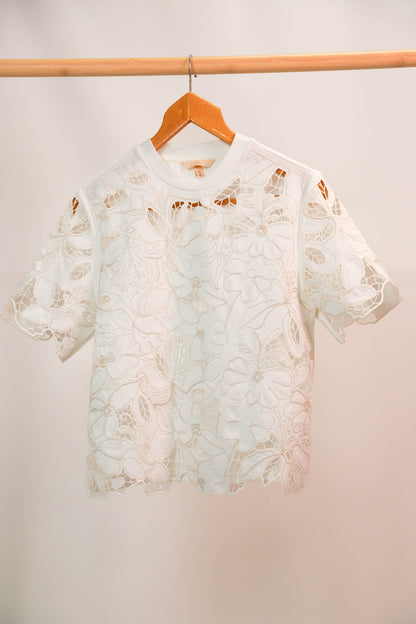 T-Shirt écru H&M Taille XS