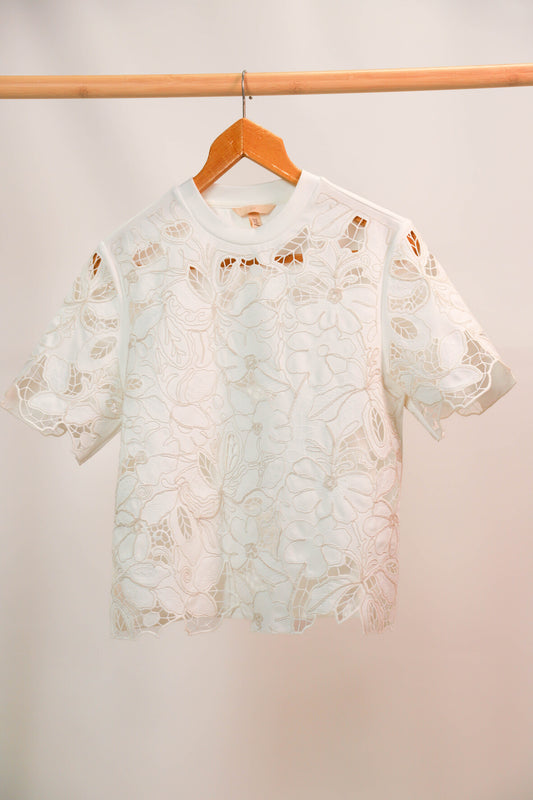 T-Shirt écru H&M Taille XS
