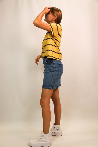 T-Shirt jaune rayé Levis Taille S