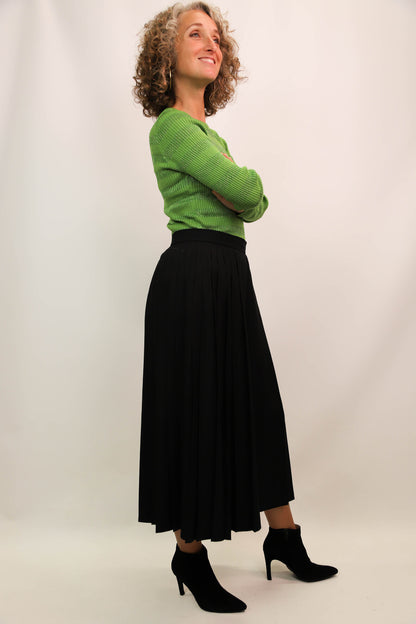 Pantalon plissée noir R. Attal Taille S