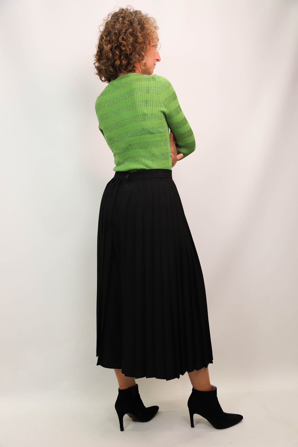 Pantalon plissée noir R. Attal Taille S