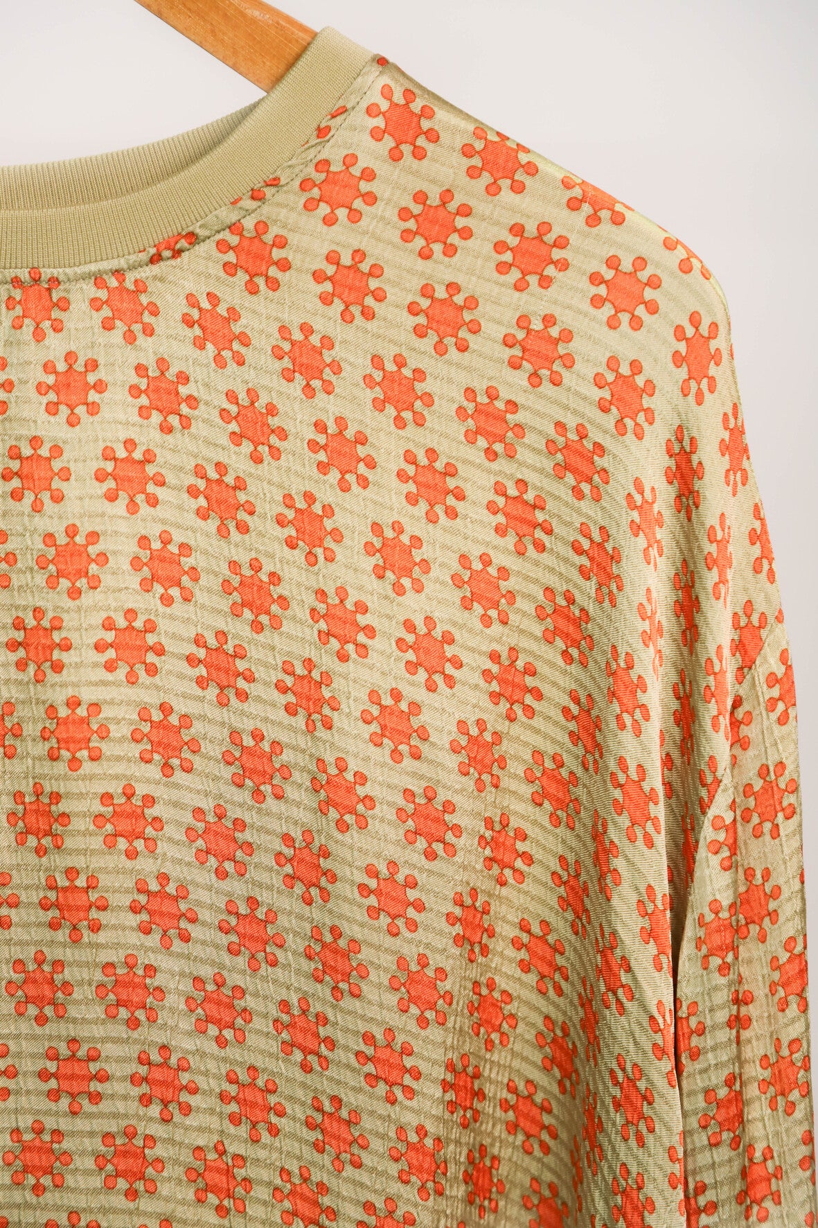 Haut manches longues vert American vintage Taille M/L