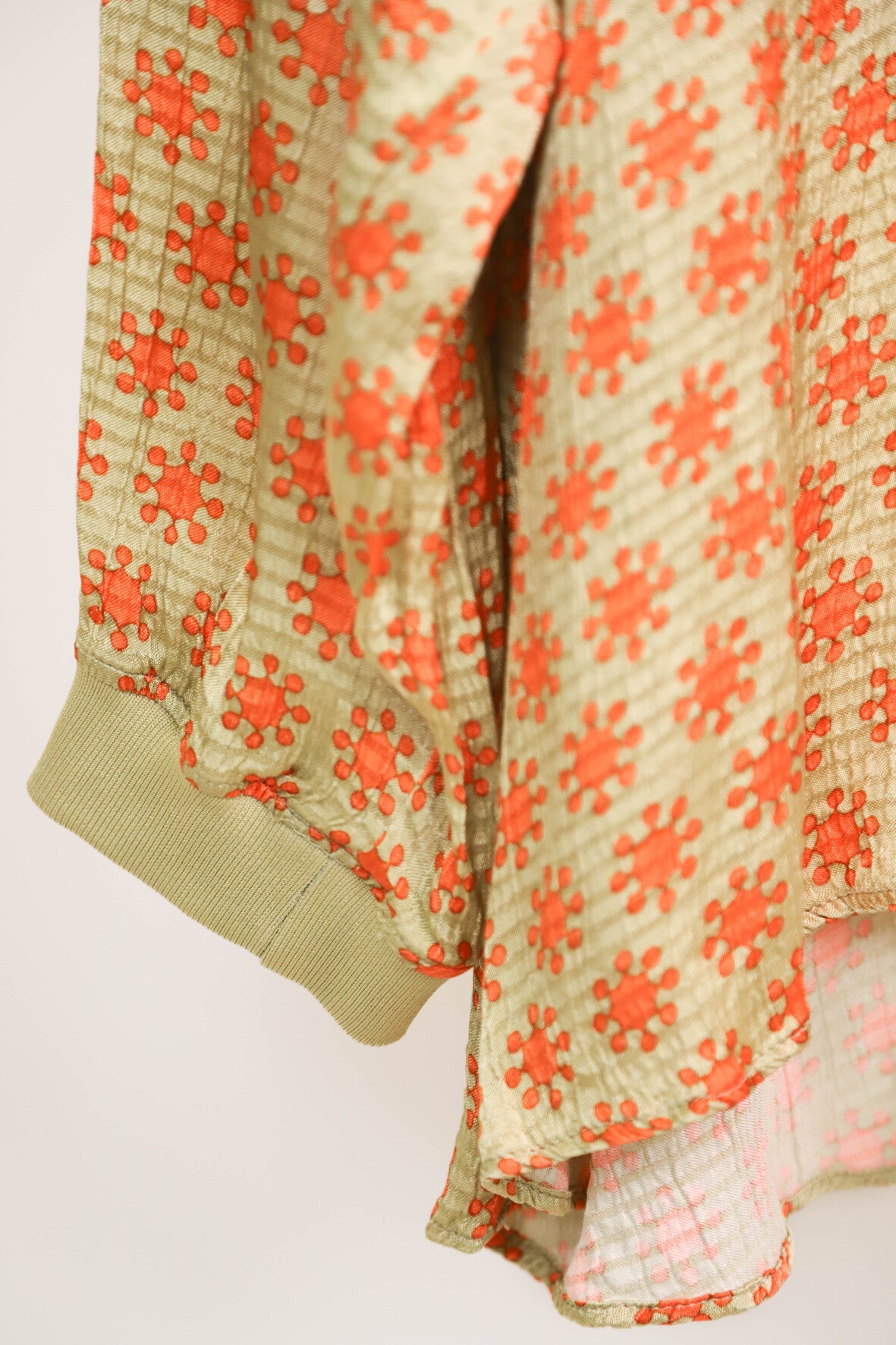 Haut manches longues vert American vintage Taille M/L