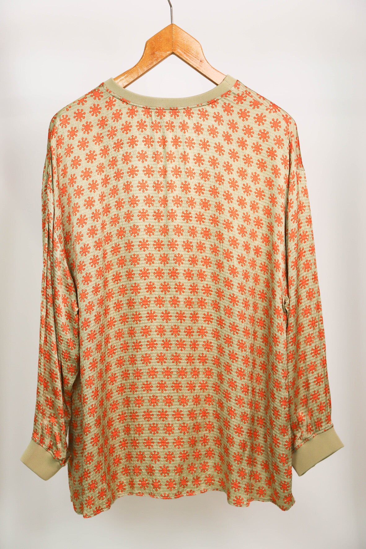 Haut manches longues vert American vintage Taille M/L