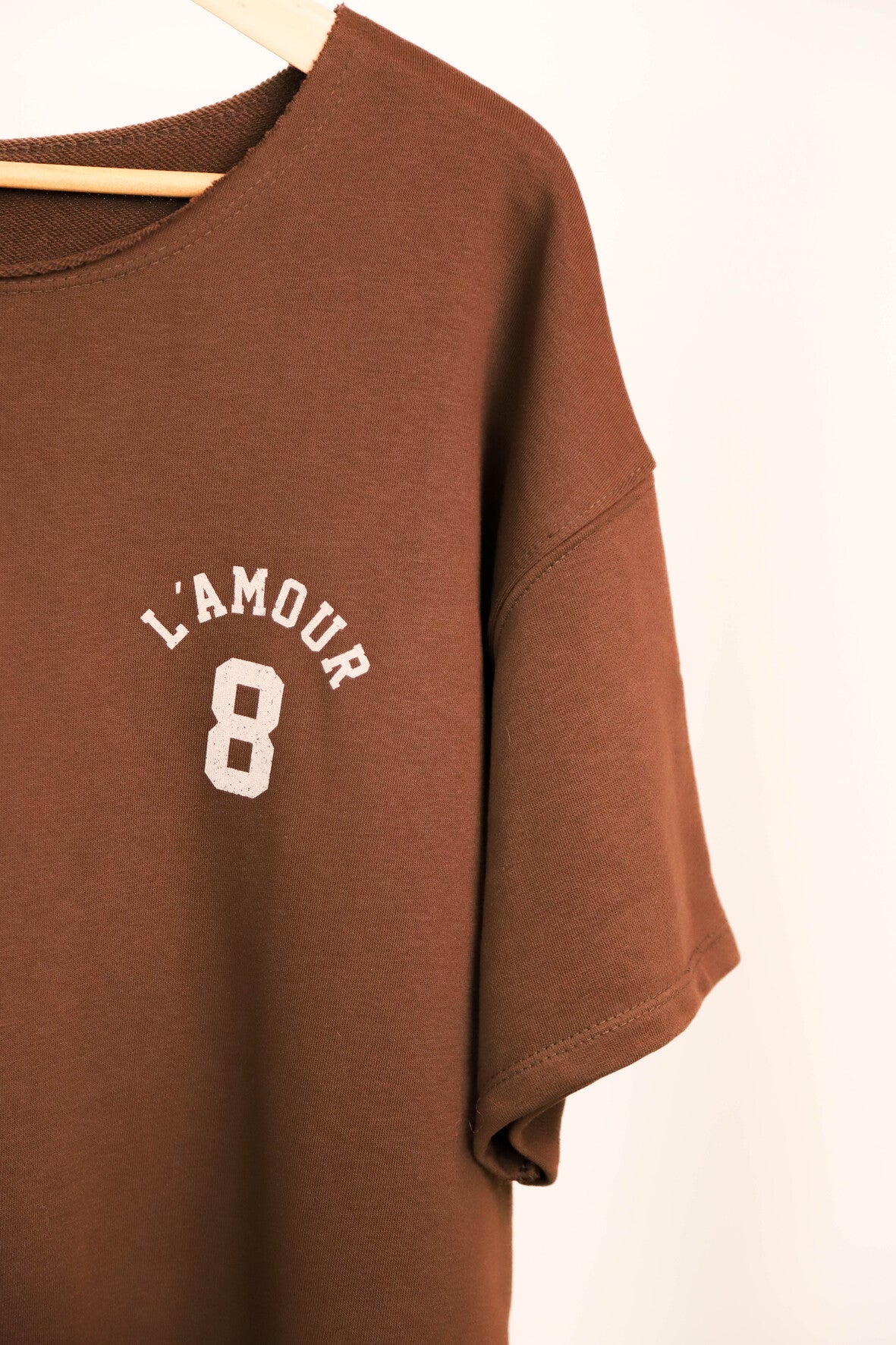 T-shirt marron Mooij Taille Unique