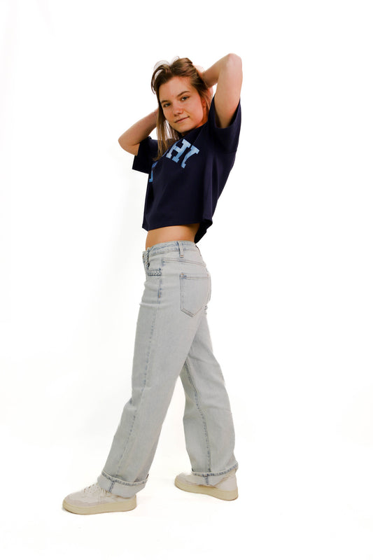 Jean bleu délavé Musy Muse Taille S