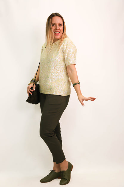 Pantalon kaki Lacomy Taille M