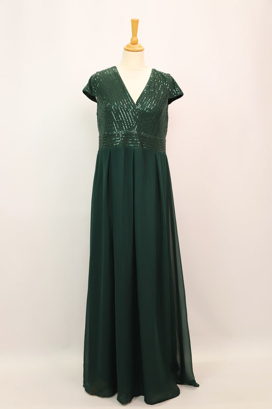 Robe de soirée verte SHEIN Taille L