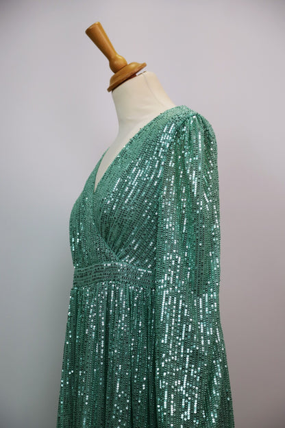 Robe de soirée verte Faeriesty Taille L