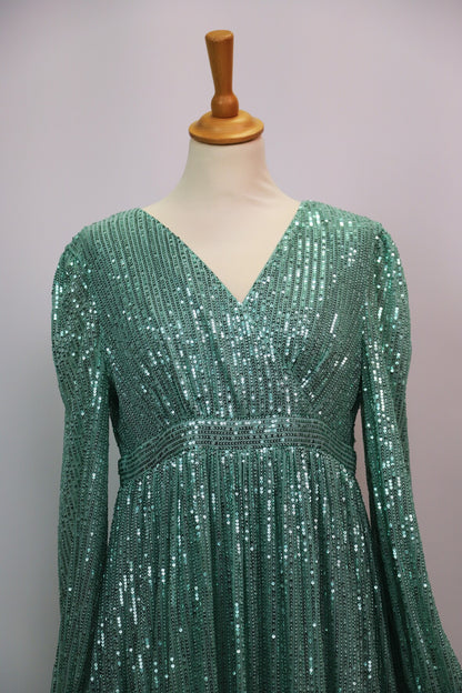 Robe de soirée verte Faeriesty Taille L