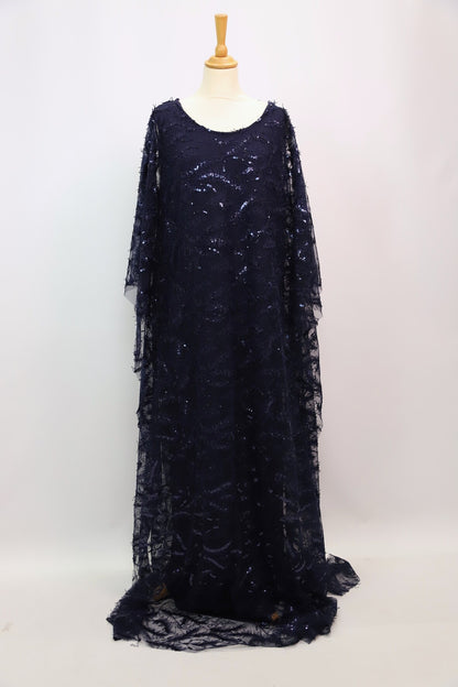 Robe de soirée bleue Ulla Popken Taille 3XL