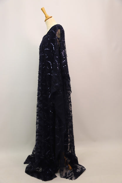 Robe de soirée bleue Ulla Popken Taille 3XL