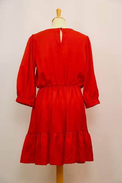 Robe de soirée rouge Naf Naf Taille S