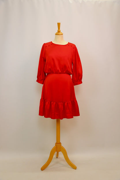 Robe de soirée rouge Naf Naf Taille S