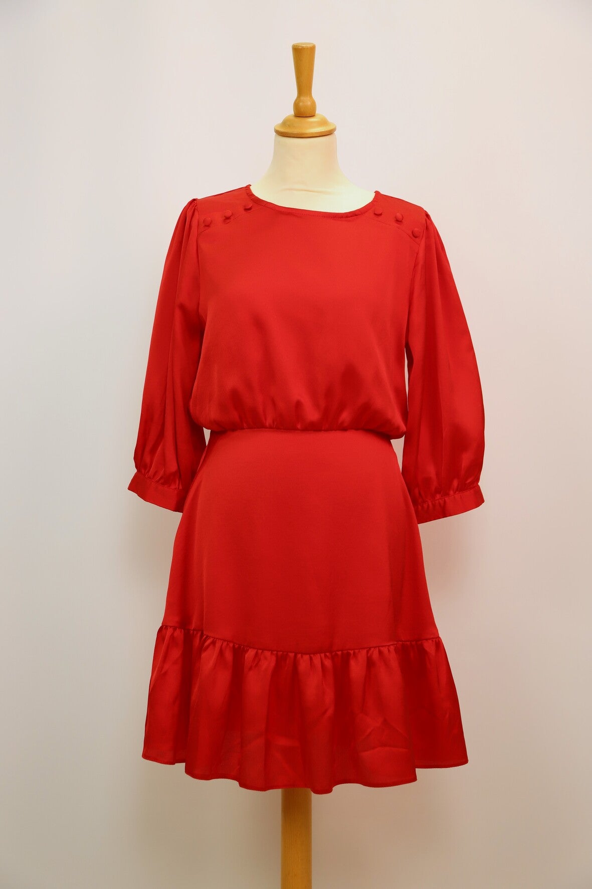 Robe de soirée rouge Naf Naf Taille S