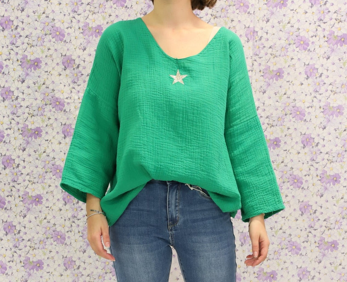 Tee-shirt vert Taille M
