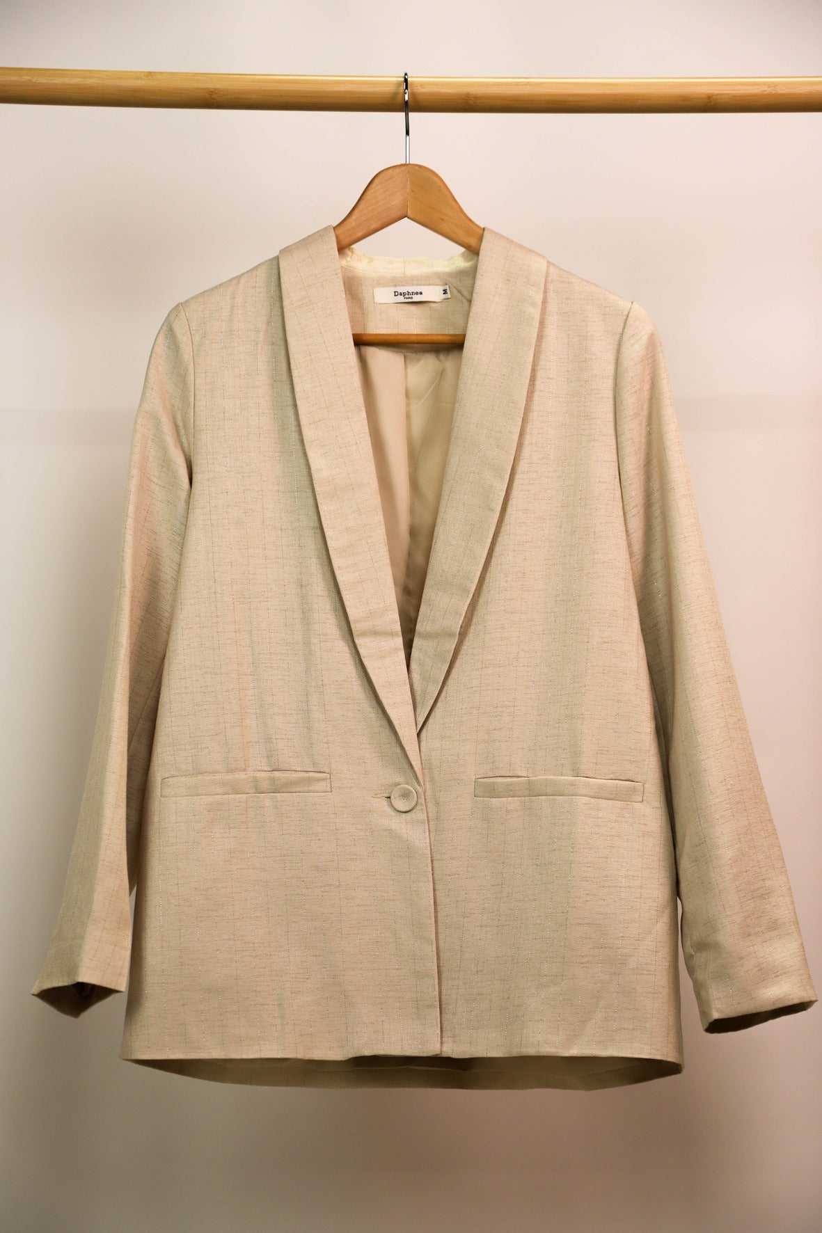 Veste blazer beige Daphnea Taille M