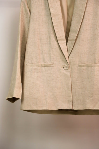 Veste blazer beige Daphnea Taille M