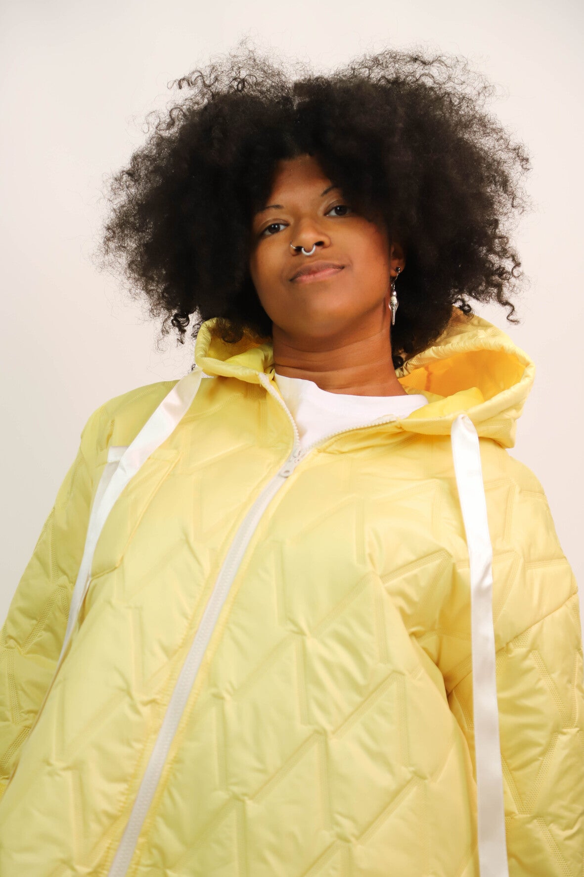 Veste matelassée jaune Fashion Collection Taille Unique - NEUF