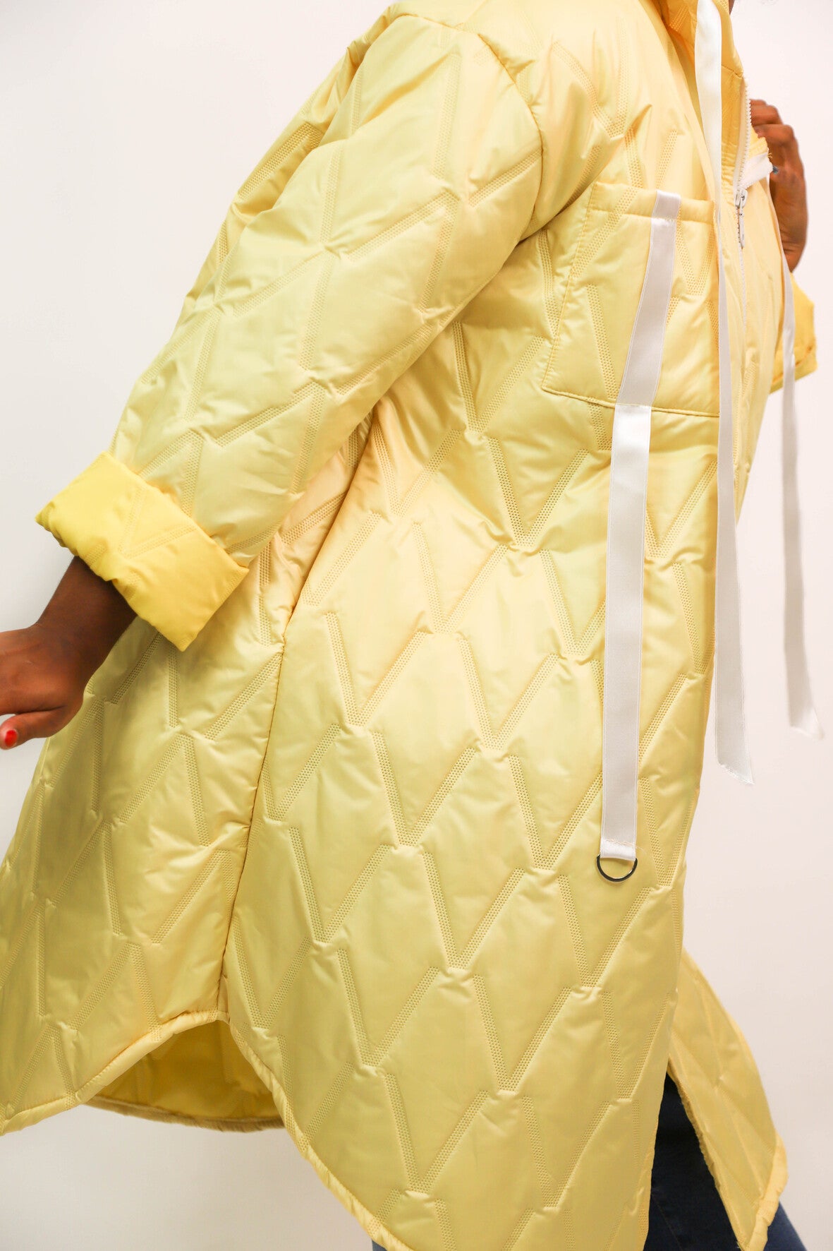 Veste matelassée jaune Fashion Collection Taille Unique - NEUF