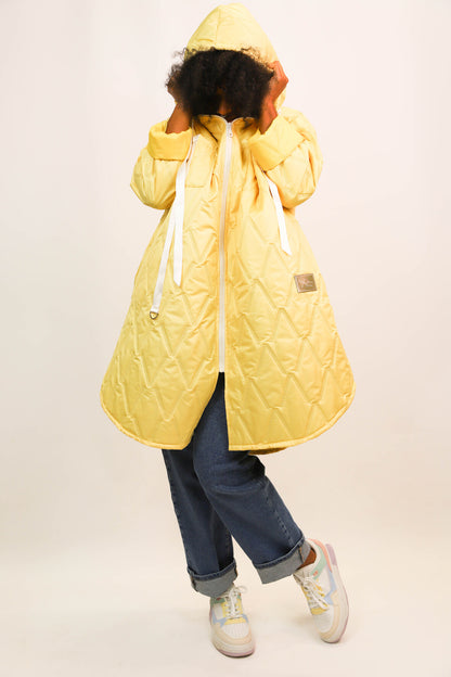 Veste matelassée jaune Fashion Collection Taille Unique - NEUF