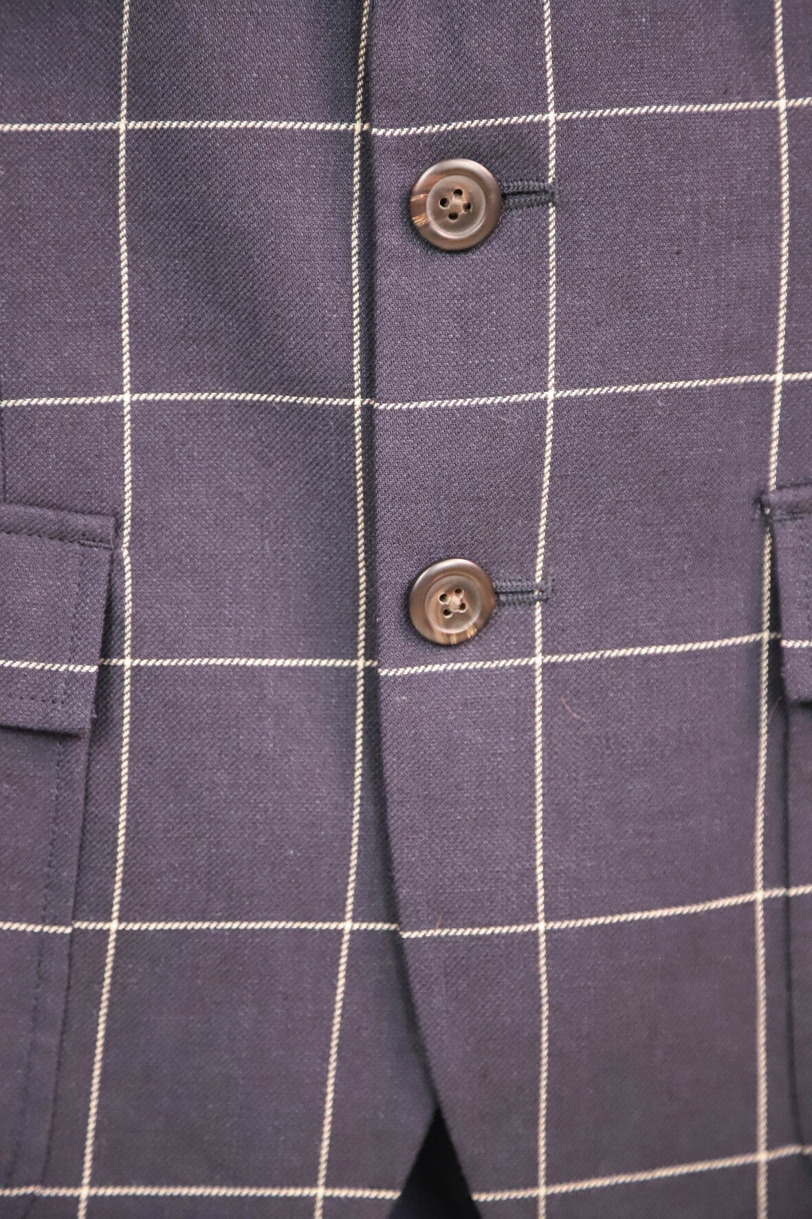 Veste Blazer a carreaux bleu Ralph Lauren Taille XS