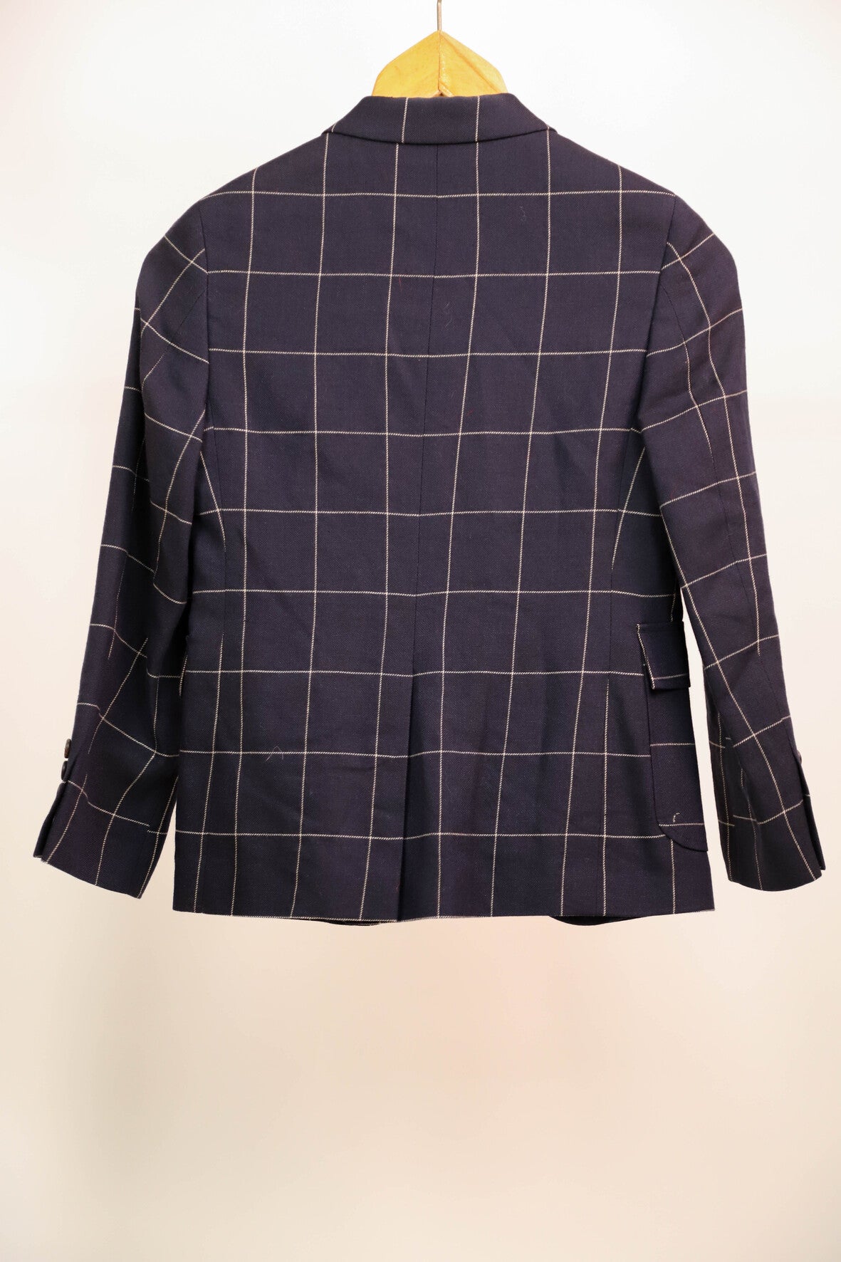 Veste Blazer a carreaux bleu Ralph Lauren Taille XS