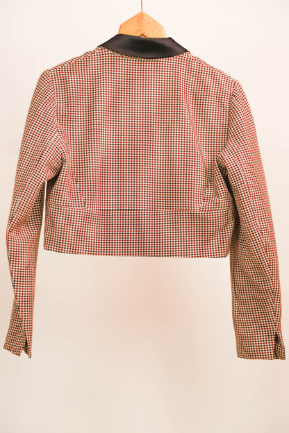 Blazer court à carreaux Pimkie Taille L