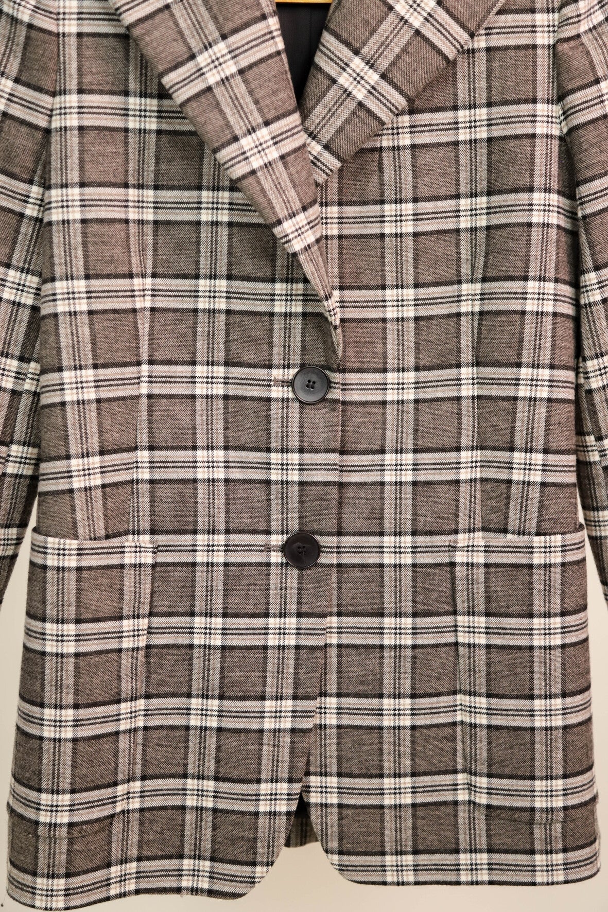 Blazer à carreaux Maje Taille S