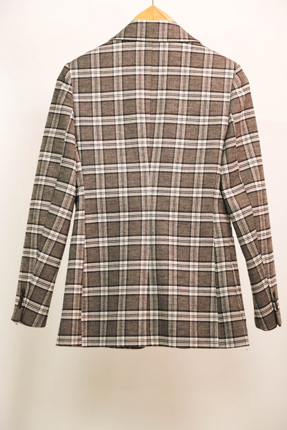 Blazer à carreaux Maje Taille S