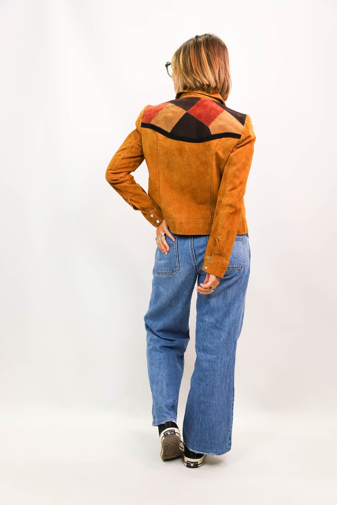 Veste courte camel Mango Taille XS