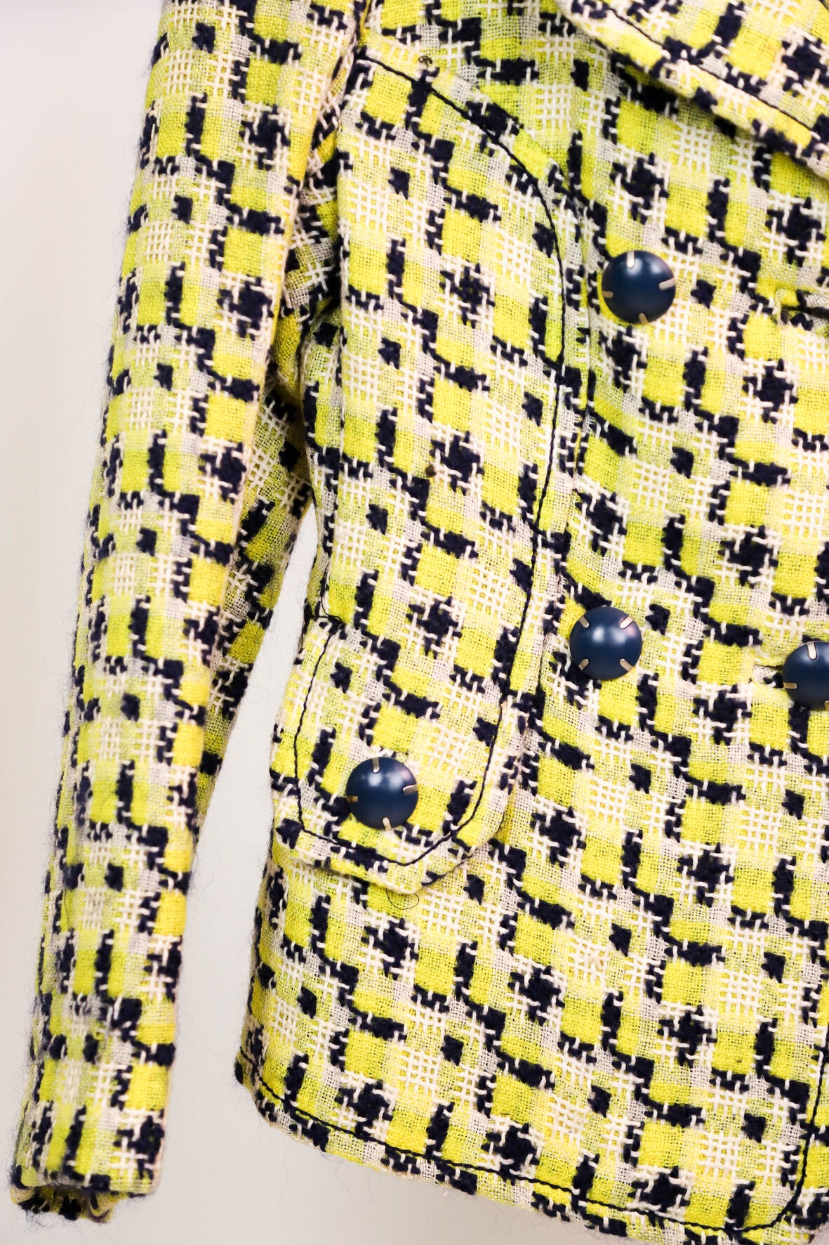 Blazer jaune et bleu Taille S