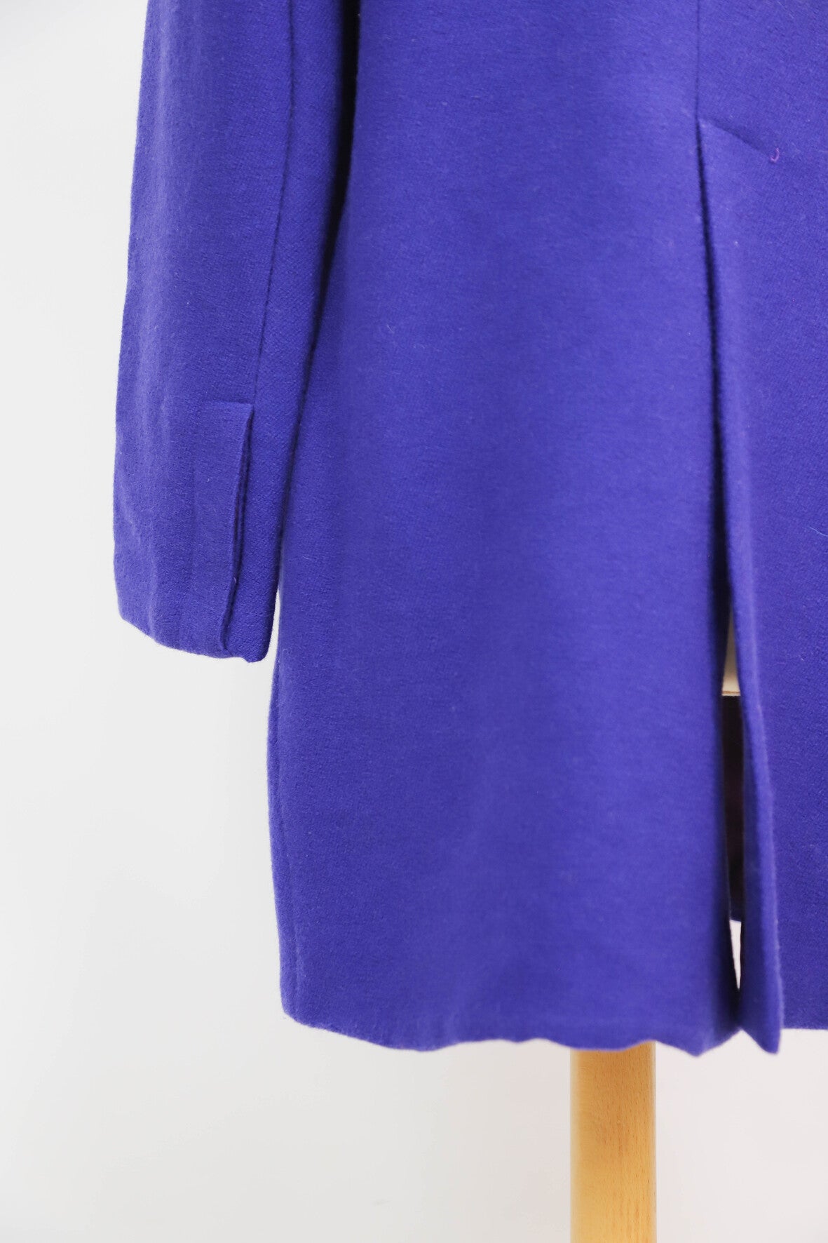 Manteau violet coupe droite Sophie T Taille L
